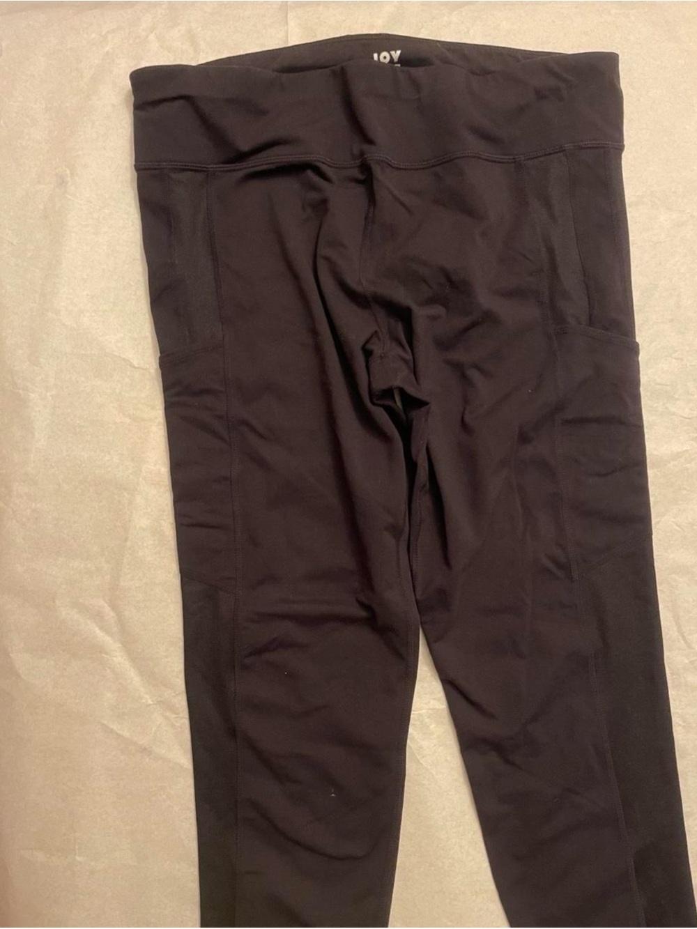 JoyLab Black High-Waist Leggings with Side Pockets